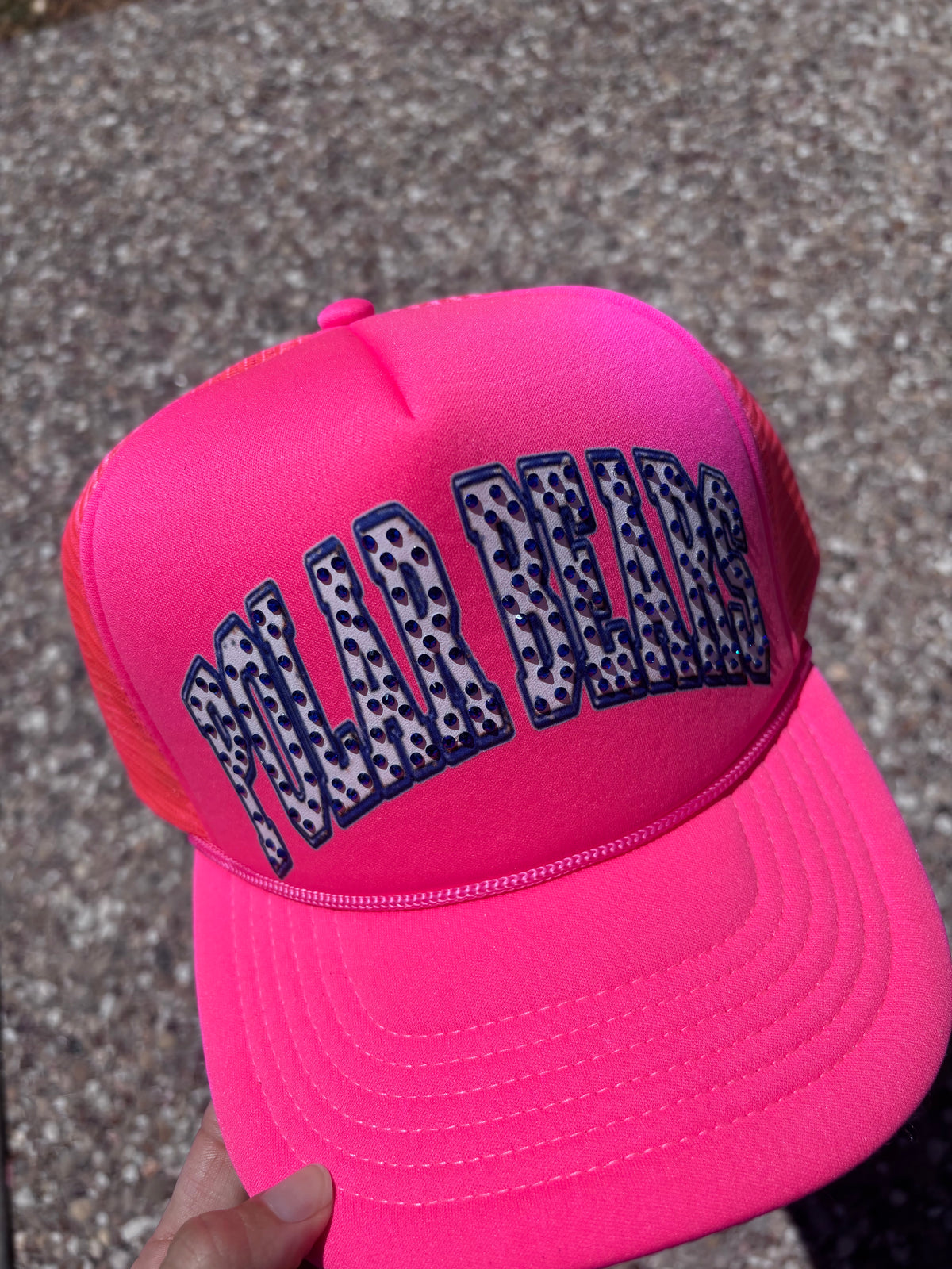 Polar Bears polka dot hat