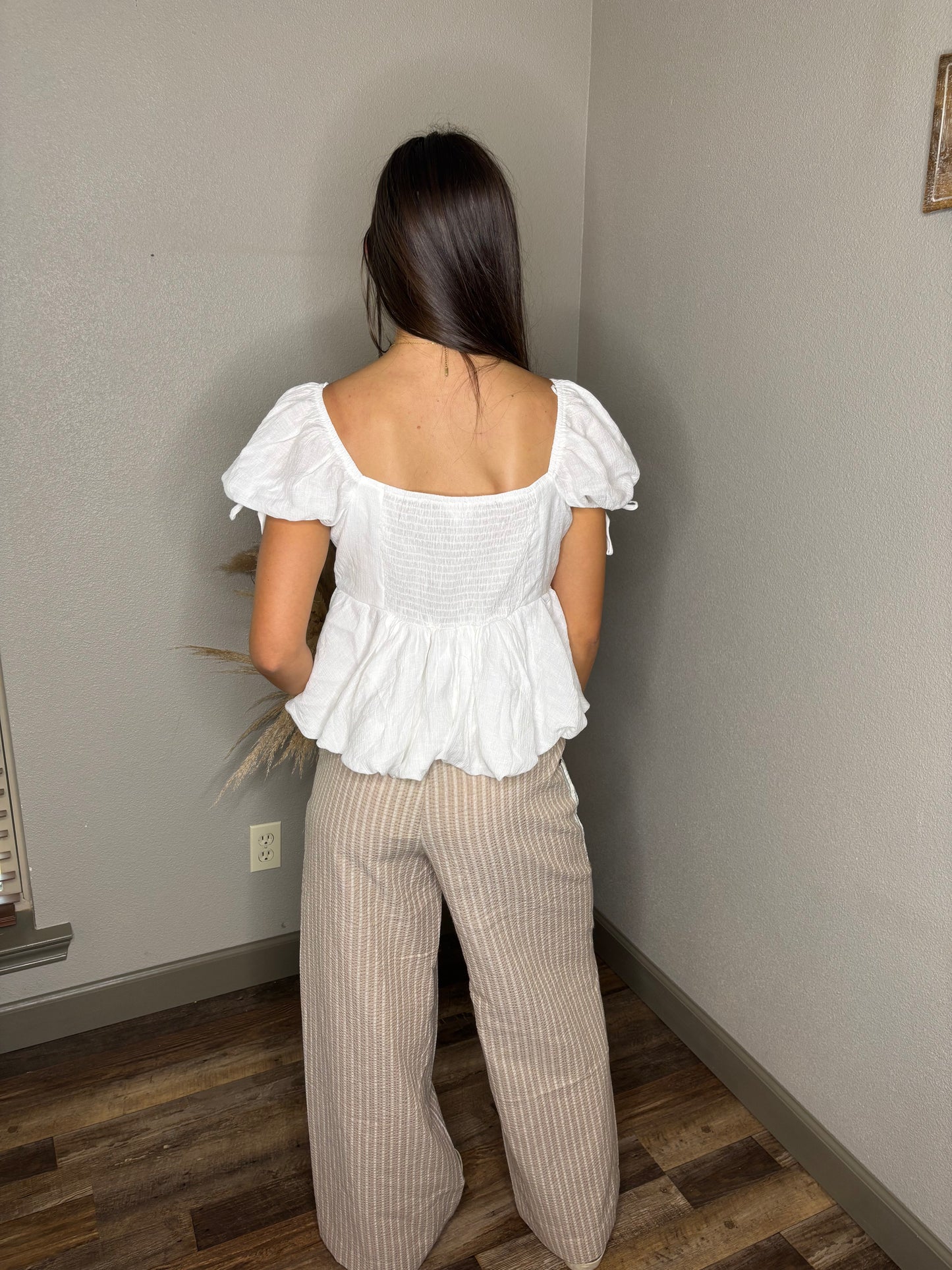 Contrast Pockets Denim