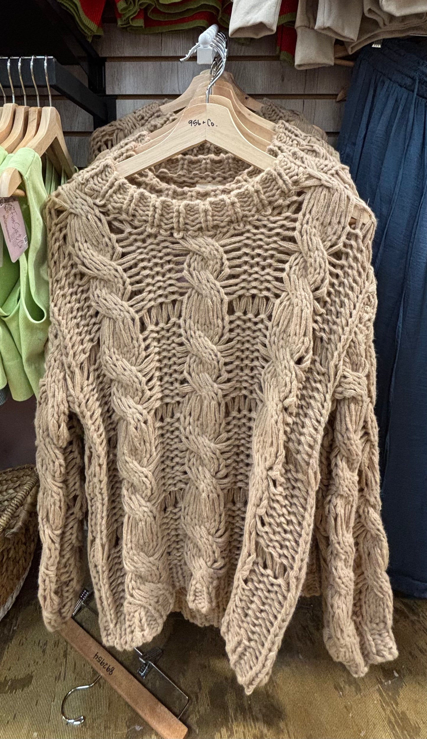 Heavy Cable Sweater