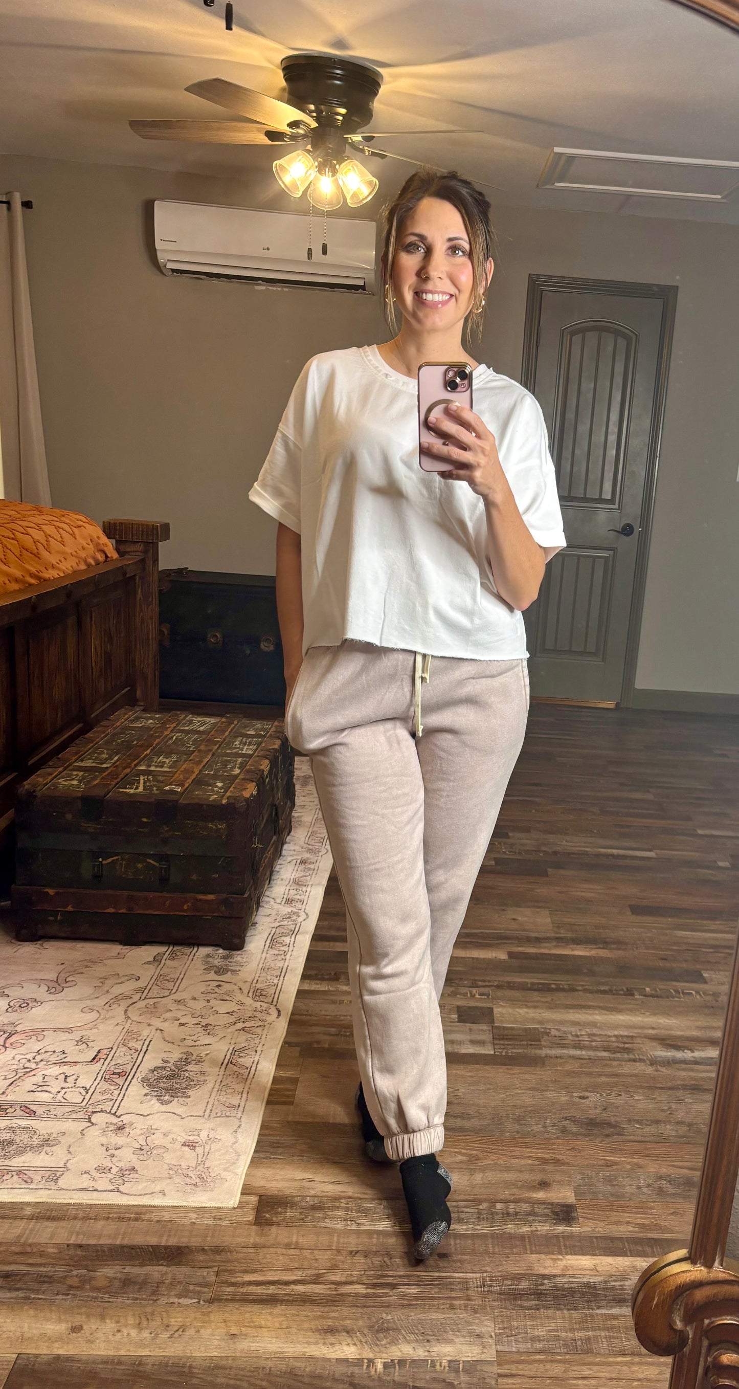 Acid Wash Fleece Joggers