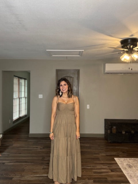 Brown Maxi Dress