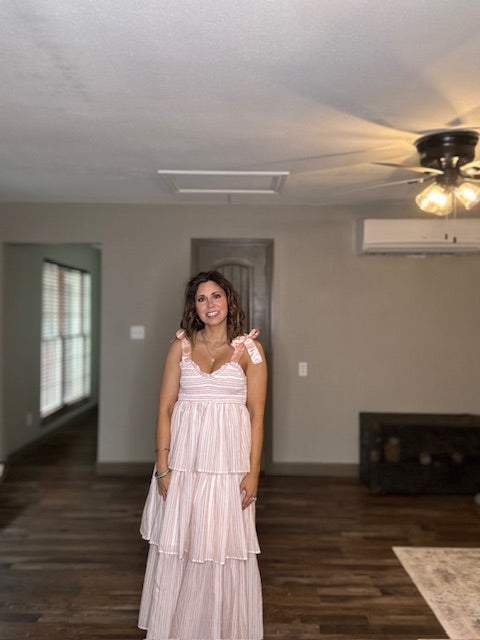 Sweetheart Smocked Midi Sundress