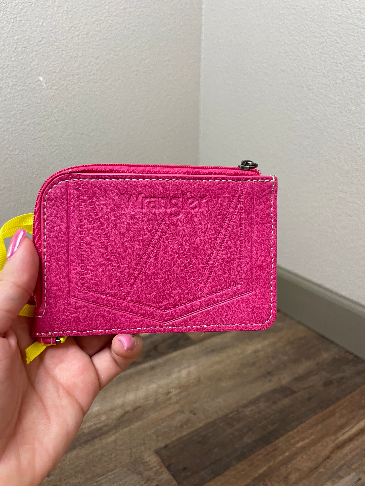 Pink/Brown Keychain Wallet