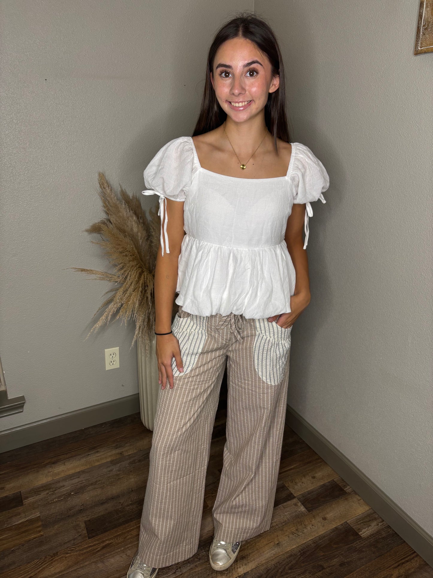 Flowy Puff Sleeve Top