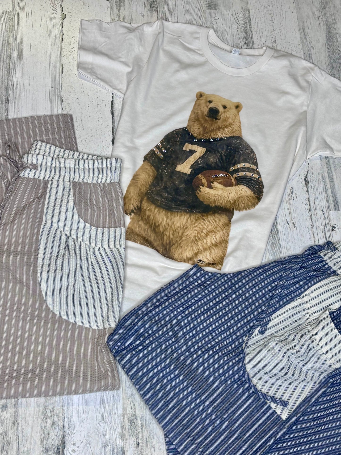 Vintage Polar Bear Football