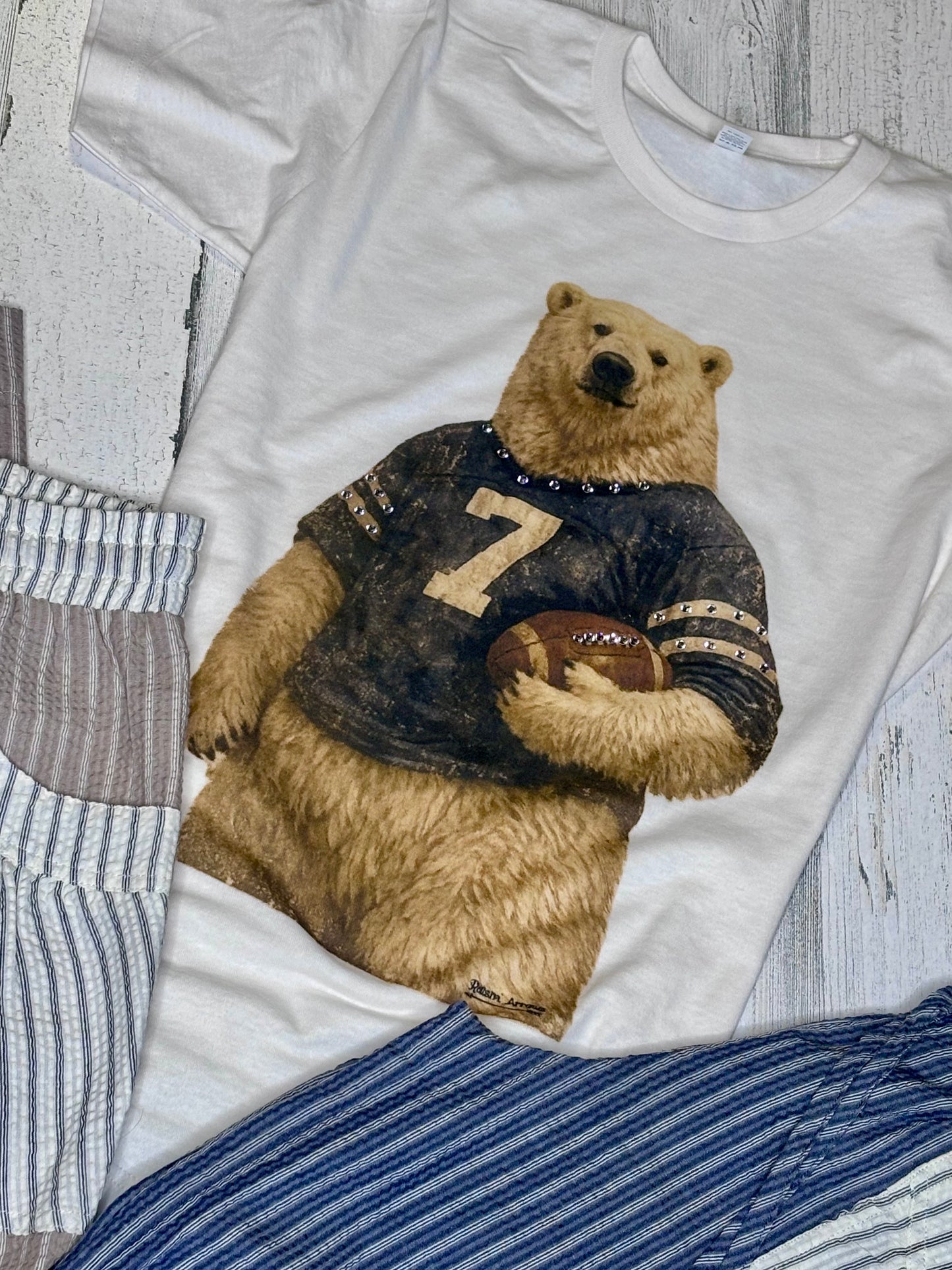 Vintage Polar Bear Football
