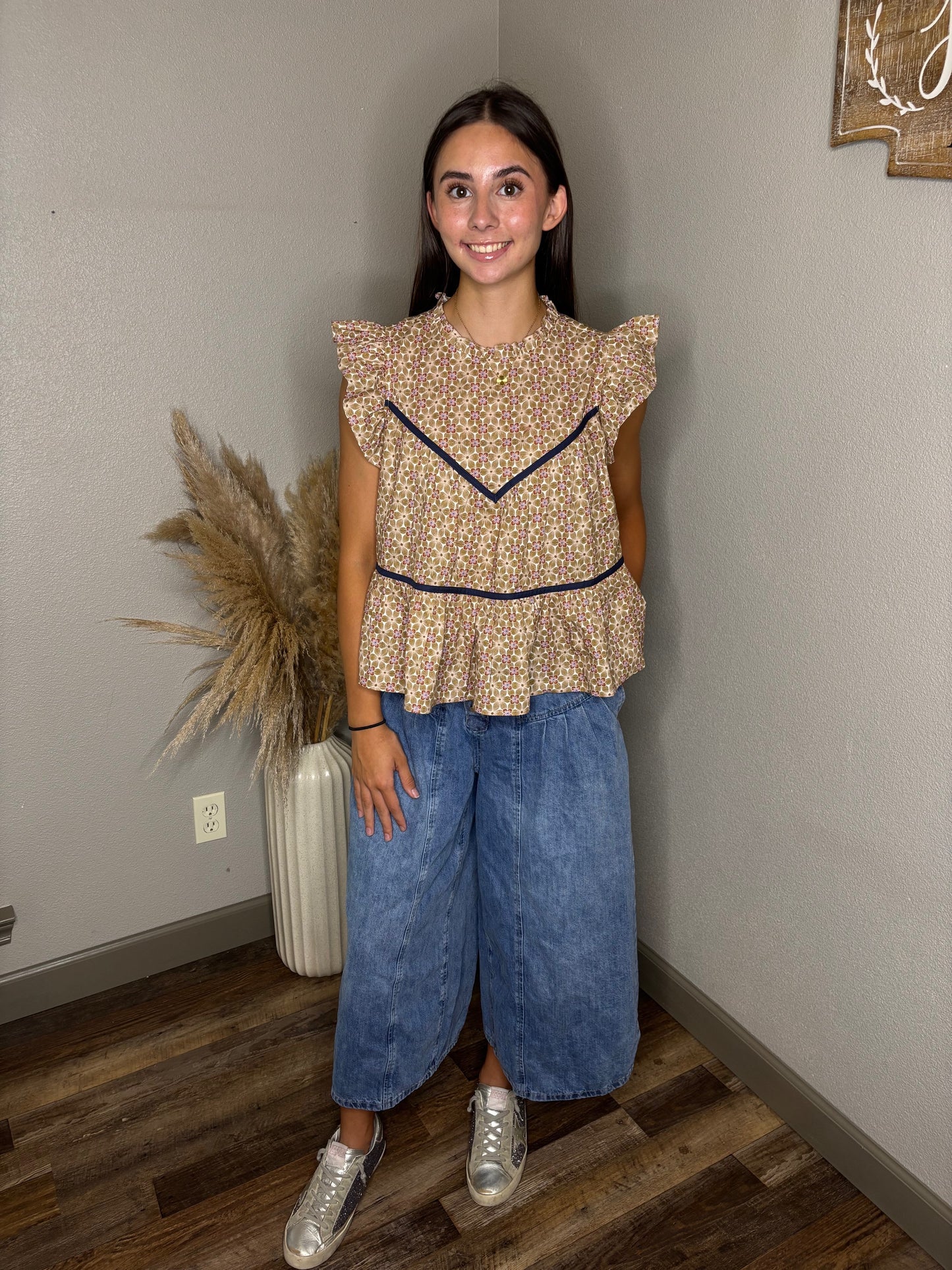 Gaucho Wide Leg Pants