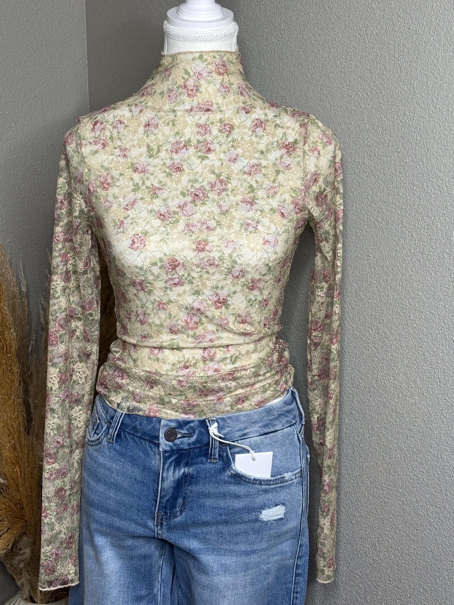 Floral Lace Top
