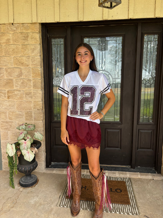 Maroon BLING 12