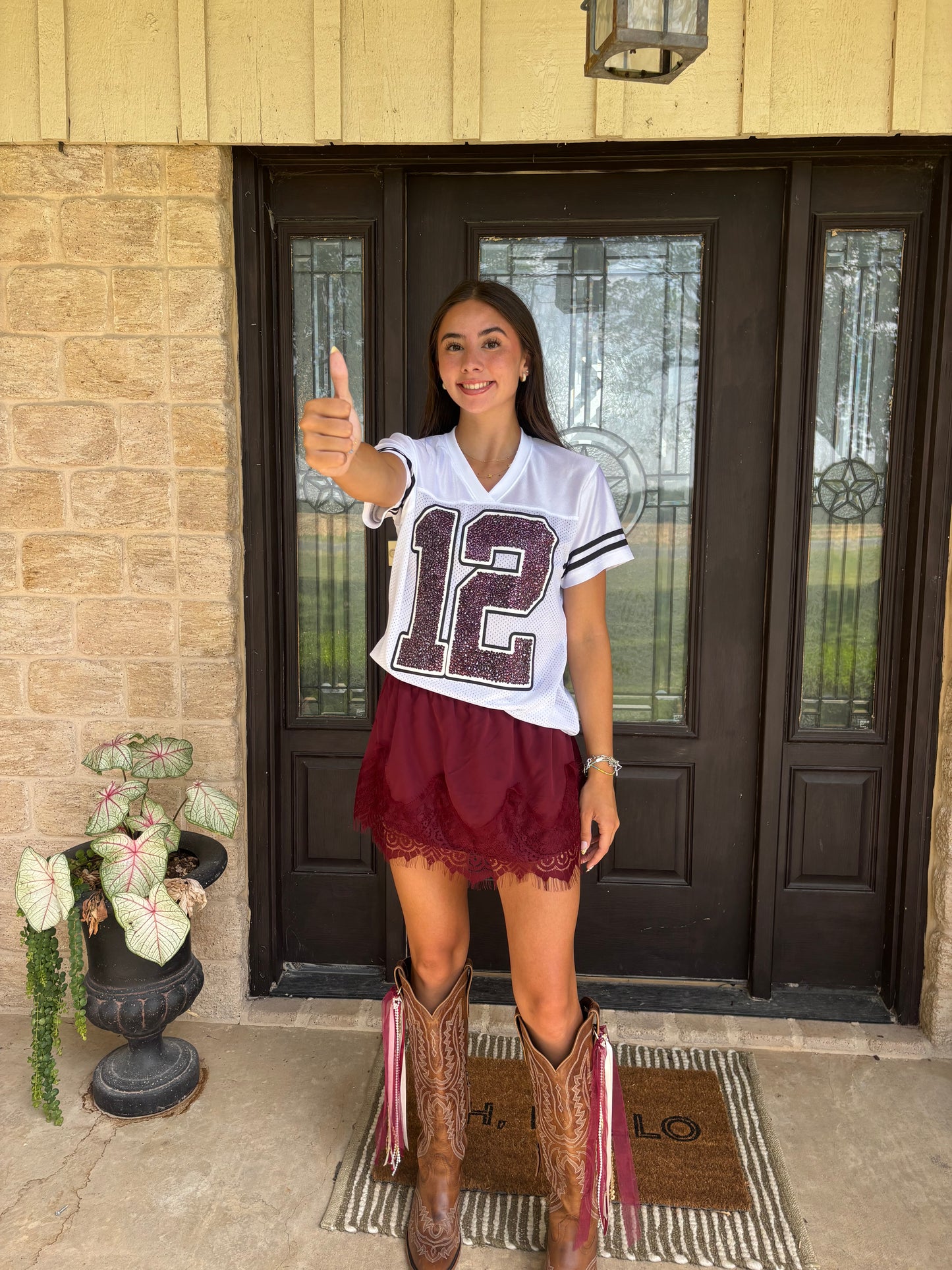 Maroon BLING 12
