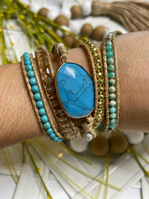 Wrap Bracelet Amazonite