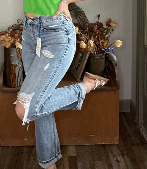 Codi Route 66 Cropped Jeans