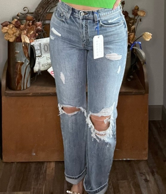 Codi Route 66 Cropped Jeans