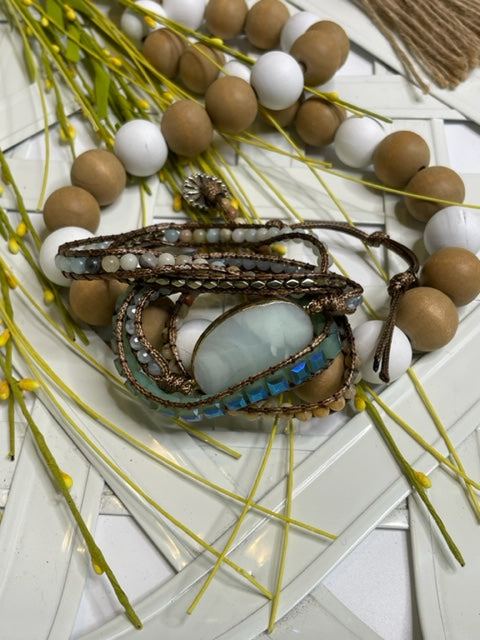 Wrap Bracelet Labradorite