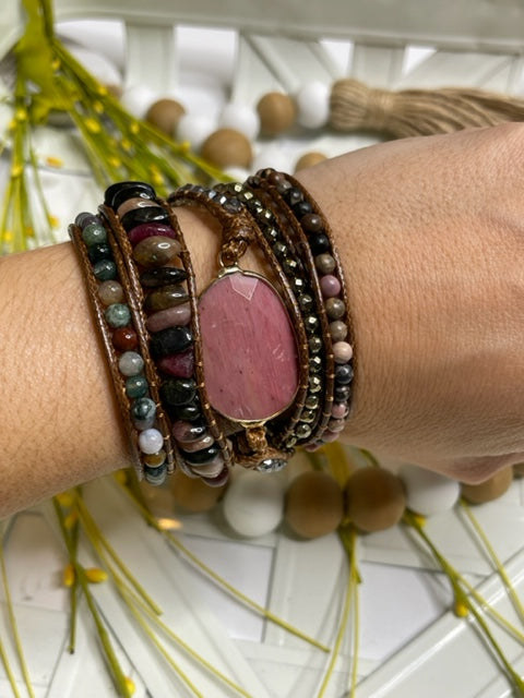 Wrap Bracelet-Rose